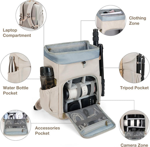 Camera Backpack DSLR Camera Bag Backpacks for Photographers