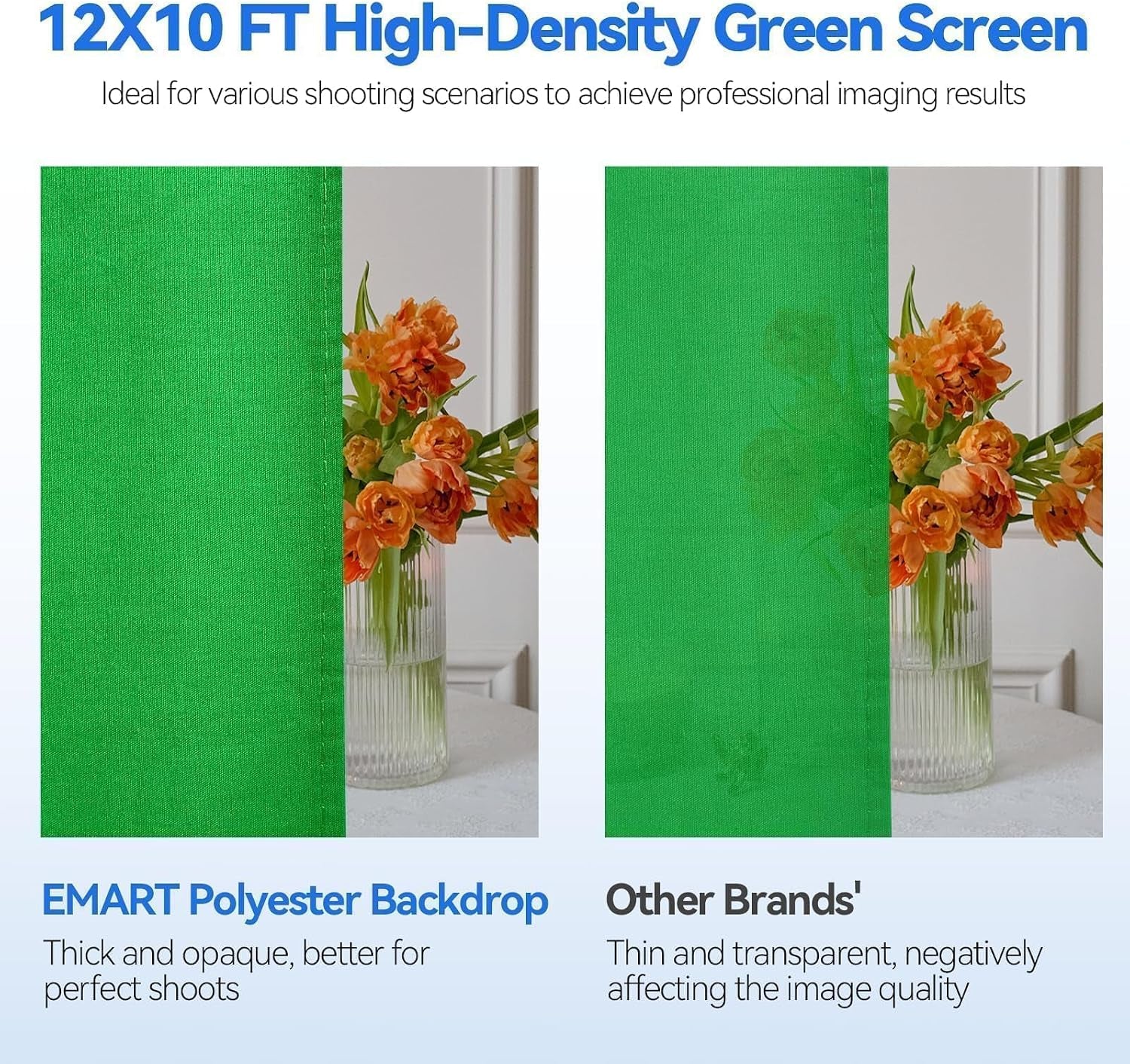 Green Screen Backdrop Kit, 8.5X10Ft Stand with 10X12Ft Backdrop